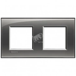 LivingLight Рамка прямоугольная 2 поста Лондонский туман