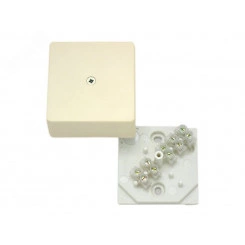 Коробка разветвительная с клеммником, сл. кость Коробка разветвительная с клеммником, сл. кость