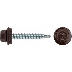 Шуруп кровельный 4,8х32 сверлоконечный (100шт) Шуруп кровельный 4,8х32 сверлоконечный (100шт)