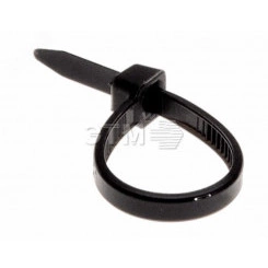 Хомут-стяжка кабельная нейлоновая 60x2,5 мм, черная, упаковка 100 шт, REXANT