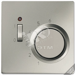 Крышка для регулятора температуры воздуха помещений  алюминий