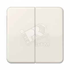 Клавиши для сдвоенных выключателей и кнопок слоновая кость Клавиши для сдвоенных выключателей и кнопок слоновая кость