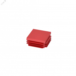 Заглушка для страт-профиля 41х41 мм RAL 3020 Красный Заглушка для страт-профиля 41х41 мм RAL 3020 Красный