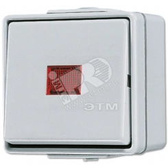 Выключатель контрольный для накладного монтажа универсальный IP44