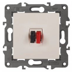 Розетка аудио, Эра Elegance, сл.кость, 14-3111-02