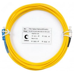 Шнур оптический simplex 5м SC-FC 9/125 sm LSZH Шнур оптический simplex 5м SC-FC 9/125 sm LSZH