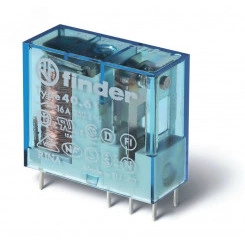 Реле электромеханическое универсальное миниатюрное, монтаж на печатную плату или в розетку, выводы с шагом 5мм, 1CO 16A, контакты AgSnO2, катушка 240В AC, степень защиты RTII