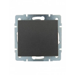 Выключатель RAIN черный графит матовый механизм Выключатель RAIN черный графит матовый механизм