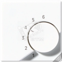 Крышка для регулятора температуры воздуха помещений  слоновая кость