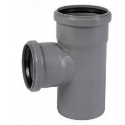 Тройник канализационный (полипропилен) 75x75/87,5град.