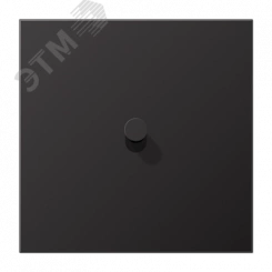 Плата центральная для выключателей, 1 пост, 1 тумблер, конус, металл, dark, LS1912