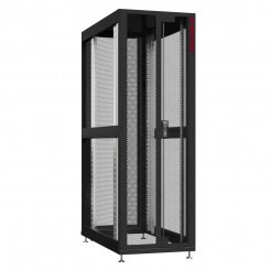 Шкаф серверный 45U 800х1070 передняя дверь: двустворчатая перфорированная IP20. задняя дверь: одностворчатая перфорированная IP20. боковые панели: без. цвет: черный RAL9005 