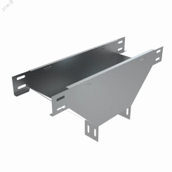 Т-отвод вертикальный 50х400 мм вниз c разворотом трассы на 90 гр.