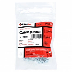 Саморез СММ св 4,2х19 усил-й  (TWN) (75 шт) - пакет PROFFIX