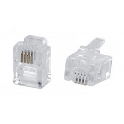 Коннектор телефонный RJ-11 Коннектор телефонный RJ-11