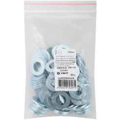 Шайба DIN125 М12 плоская оцинкованная (100 шт) Шайба DIN125 М12 плоская оцинкованная (100 шт)