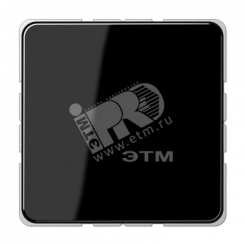 Крышка без отверстий с несущим каркасом для произвольных вырезов  черная