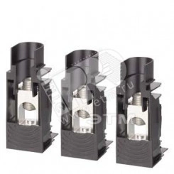 Клемма для кабеля CU/AL 3п 1 отверстие (комплект из 3 частей) Клемма для кабеля CU/AL 3п 1 отверстие (комплект из 3 частей)