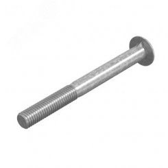 Болт М8х100 DIN 607 антивандальный с усиком, класс прочности 5.8, гальван. цинк