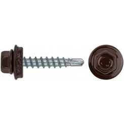 Шуруп кровельный 4,8х28 сверлоконечный (100шт) Шуруп кровельный 4,8х28 сверлоконечный (100шт)