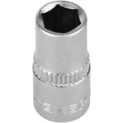 Головка торцовая ''Мастер'' (1/4''), Cr-V, FLANK, хроматированное покрытие, 7мм