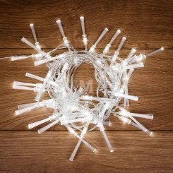 Гирлянда светодиодная Кисточки 48 LED белые 5 м