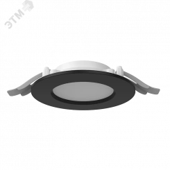 Светильник светодиодный ДВО-DL-01 Slim 13Вт 3000К 120*37мм IP65/40 черный опал DALI