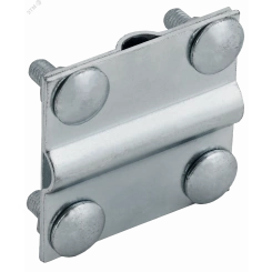 Зажим крестообразный полоса/пруток-полоса/пруток 40/12мм оцинкованная сталь HDZ IEK Зажим крестообразный полоса/пруток-полоса/пруток 40/12мм оцинкованная сталь HDZ IEK