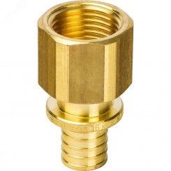 Переходник ВР 16xG 1/2 для труб из сшитого полиэтилена аксиальный Переходник ВР 16xG 1/2 для труб из сшитого полиэтилена аксиальный