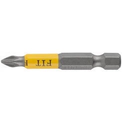 Биты кованые сталь S2 односторонние 50 мм PH1 Профи 2 шт блистер Биты кованые сталь S2 односторонние 50 мм PH1 Профи 2 шт блистер