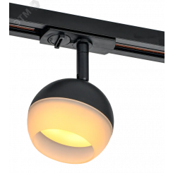 LIGHTING Светильник 4118 декоративный трековый поворотный под лампу GX53 черный IEK