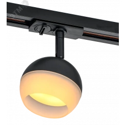 LIGHTING Светильник 4118 декоративный трековый поворотный под лампу GX53 черный IEK