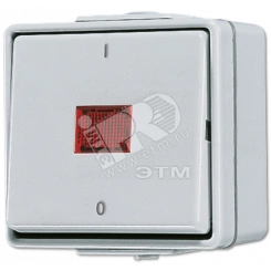 Выключатель контрольный 10АX 250V накладной IP44 Выключатель контрольный 10АX 250V накладной IP44