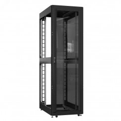 Шкаф серверный 52U 800х1200 передняя дверь: стекло IP41. задняя дверь: без. боковые панели: без. цвет: черный RAL9005 
