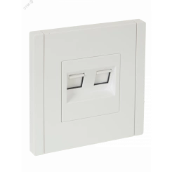 FORTE&PIANO Розетка двойная RJ11+RJ45 кат.5E FP235 белый IEK FORTE&PIANO Розетка двойная RJ11+RJ45 кат.5E FP235 белый IEK