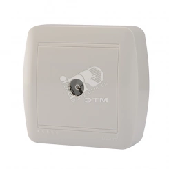 Демет Розетка ТВ оконечная белый Демет Розетка ТВ оконечная белый