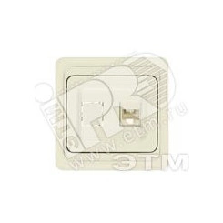 Розетка Валери компьютерная слоновая кость Розетка Валери компьютерная слоновая кость