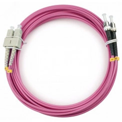 Шнур оптический duplex 20м SC-ST 50/125 мм OM4 LSZH Шнур оптический duplex 20м SC-ST 50/125 мм OM4 LSZH