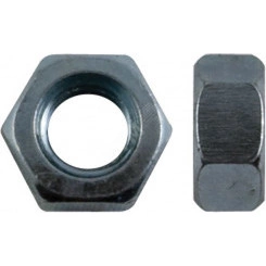Гайка DIN934 М5 шестигранная оцинкованная (250 шт) Гайка DIN934 М5 шестигранная оцинкованная (250 шт)