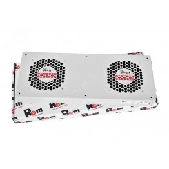 Модуль вентиляторный 2 вентилятора серый Модуль вентиляторный 2 вентилятора серый