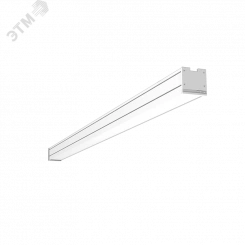 Светильник светодиодный Mercury Pro накладной 15 Вт 4000 К 1010х65х65 мм IP54 RAL9003 белый муар с рассеивателем опал аварийный автономный постоянного действия