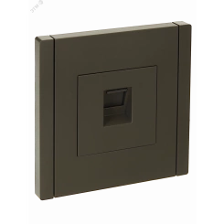 FORTE&PIANO Розетка компьютерная RJ45 кат.6 FP331 серый IEK FORTE&PIANO Розетка компьютерная RJ45 кат.6 FP331 серый IEK