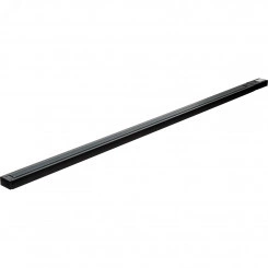 Шинопровод трековый, накладной, однофазный, ARTLINE, с питанием и заглушкой, 2 м, алюминий/медь с держателями с пластиковой планкой, черный, 59786 9, Ritter