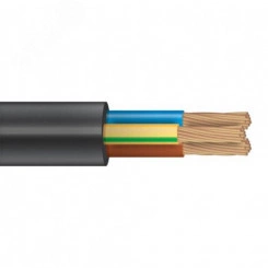 Провод ПВС 3х1 черный 100м бухта ТРТС