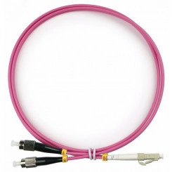Шнур оптический duplex 1м LC-FC 50/125 мм OM4 LSZH Шнур оптический duplex 1м LC-FC 50/125 мм OM4 LSZH