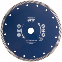 Диск отрезной алмазный универсальный ''Армобетон Стандарт'' (сухая и влажная резка) 230х2,3х10х22,2 мм Диск отрезной алмазный универсальный ''Армобетон Стандарт'' (сухая и влажная резка) 230х2,3х10х22,2 мм