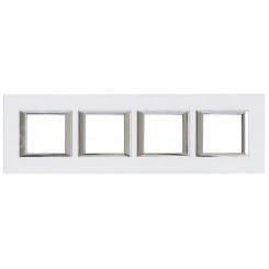 Axolute Рамка 2х4 поста 71мм горизонтальная фарфорор Axolute Рамка 2х4 поста 71мм горизонтальная фарфорор