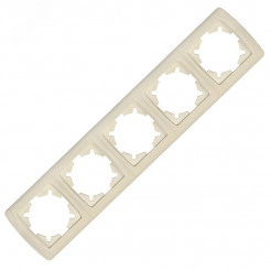 Маргарита Маргарита рамка пятиместная горизонтальная сл.кость (ivory) (еврослот) Маргарита Маргарита рамка пятиместная горизонтальная сл.кость (ivory) (еврослот)