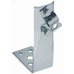 Держатель проводника круглого 6-10мм винтовой угловой h=150мм оцинкованная сталь HDZ IEK Держатель проводника круглого 6-10мм винтовой угловой h=150мм оцинкованная сталь HDZ IEK