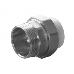 Муфта полипропиленовая PPR разъемная НР 32 х 11/4'